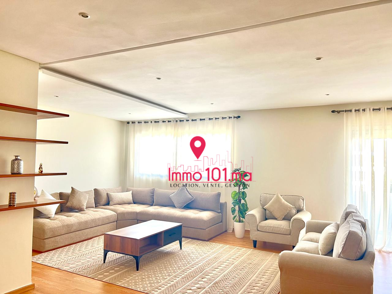 Location appartement meublé à Hay Riad - Prestigia ZLLAM2311